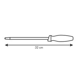 Sharpening steel HOME PROFI, 22 cm