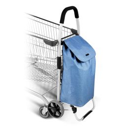 Shopping trolley bag SHOP!, red