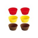 Silicone baking cups DELÍCIA ø 5 cm, 6 pcs