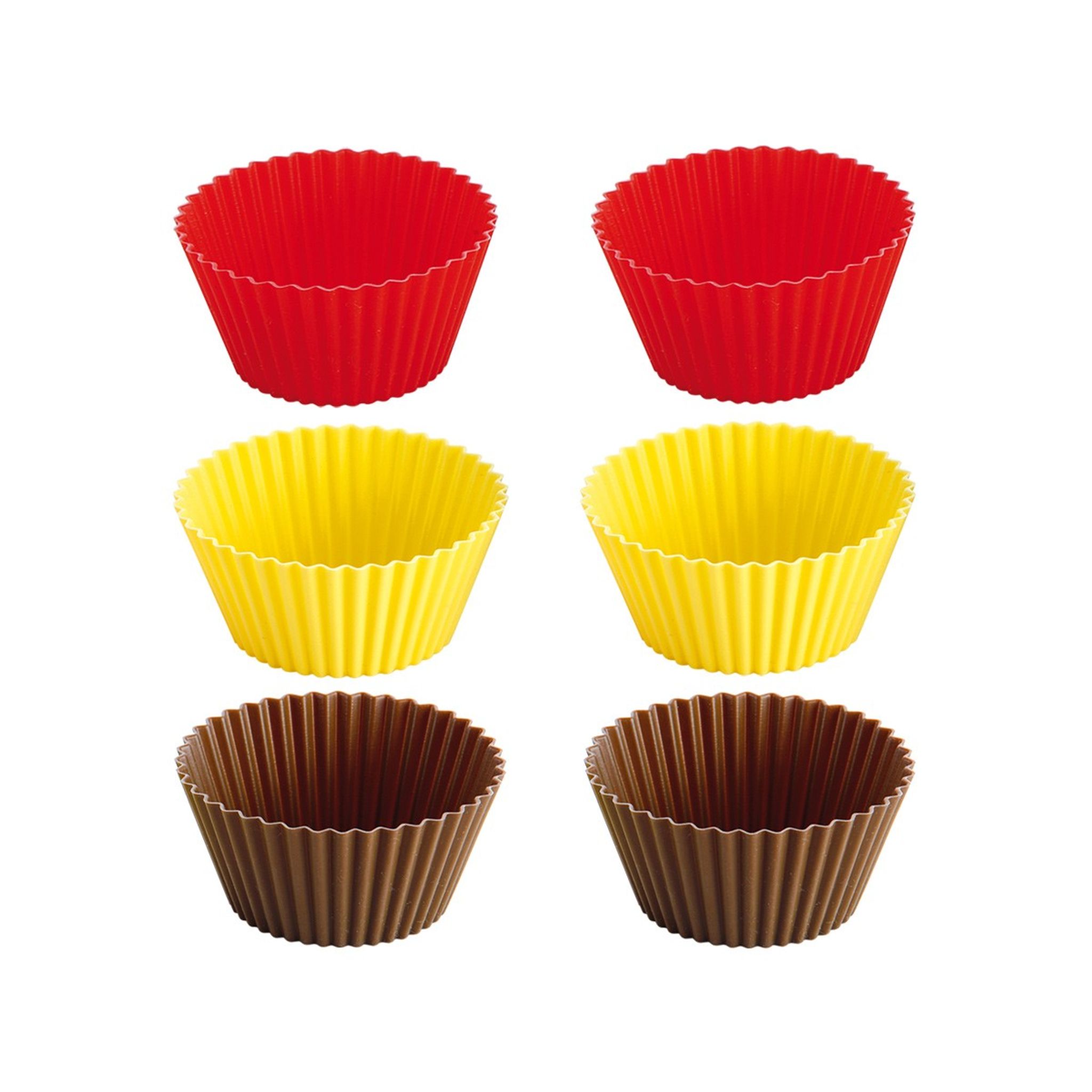 Silicone baking cups DELÍCIA ø 7 cm, 6 pcs