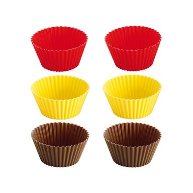 Silicone baking cups DELÍCIA ø 7 cm, 6 pcs