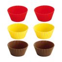 Silicone baking cups DELÍCIA ø 9 cm, 6 pcs