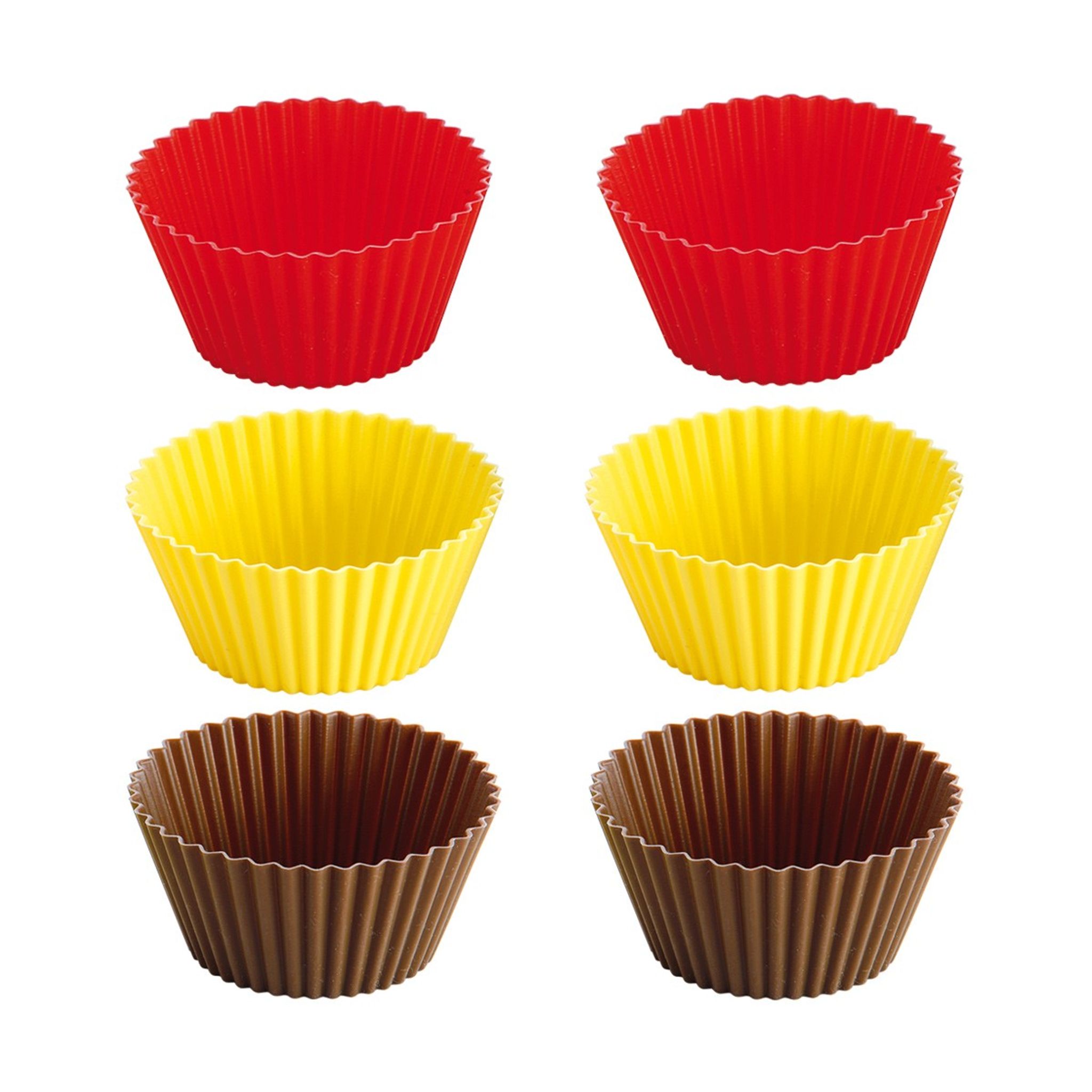 Silicone baking cups DELÍCIA ø 9 cm, 6 pcs