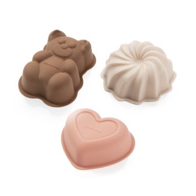 Image of Silicone moulds DELÍCIA, 3 shapes, 6 pcs