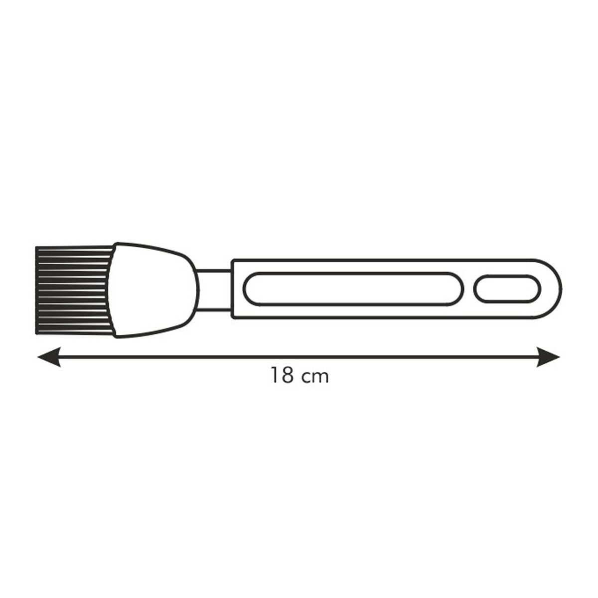 Tescoma Delicia Silikon-Backpinsel – Hitzebeständig, Leicht Zu Reinigen, Ideal Zum Bestreichen Von Teig & Grillgut