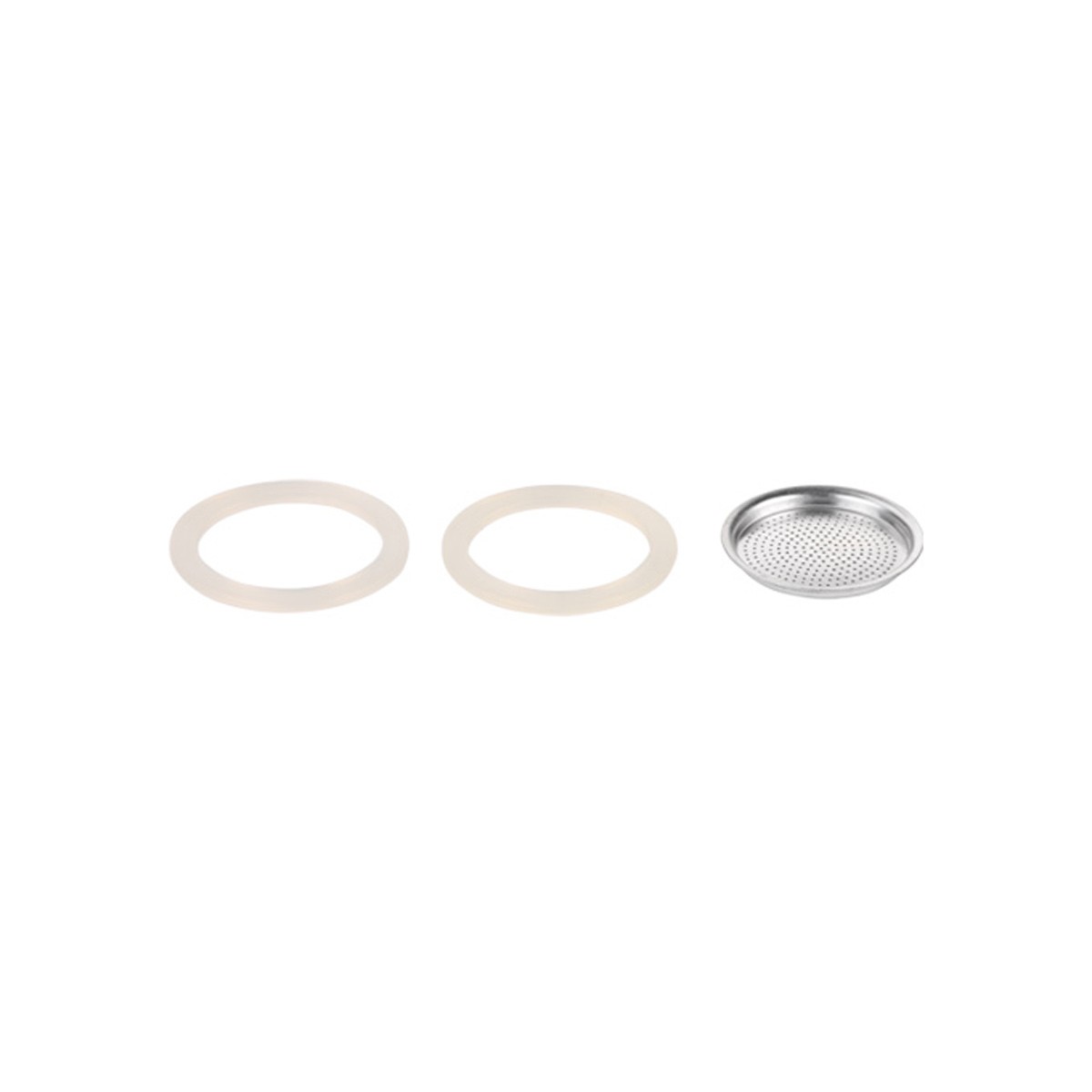 Silikon-Dichtung 2 St. und Filter PALOMA 1 Tasse