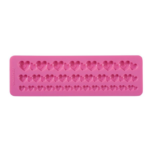 E-shop Silikónové fomičky DELÍCIA DECO, bordúra so srdiečkami