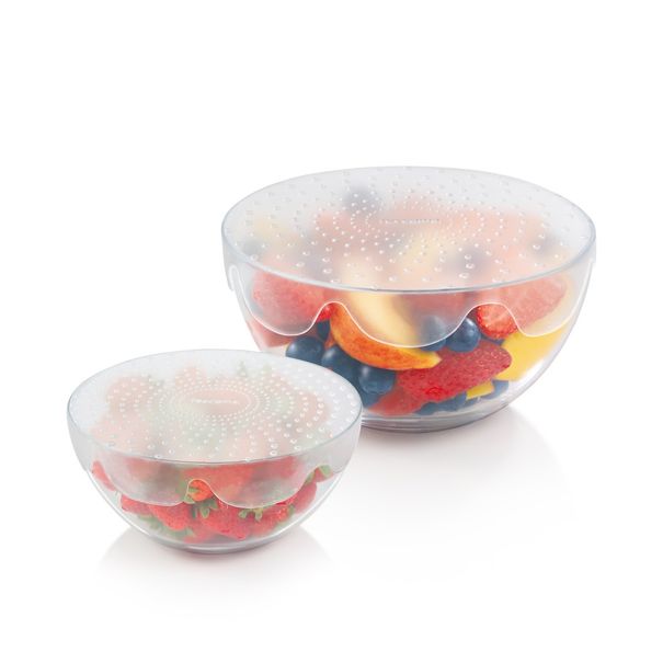 E-shop Silikónové pružné veká 4FOOD ø 17 a 23 cm, súprava 2 ks