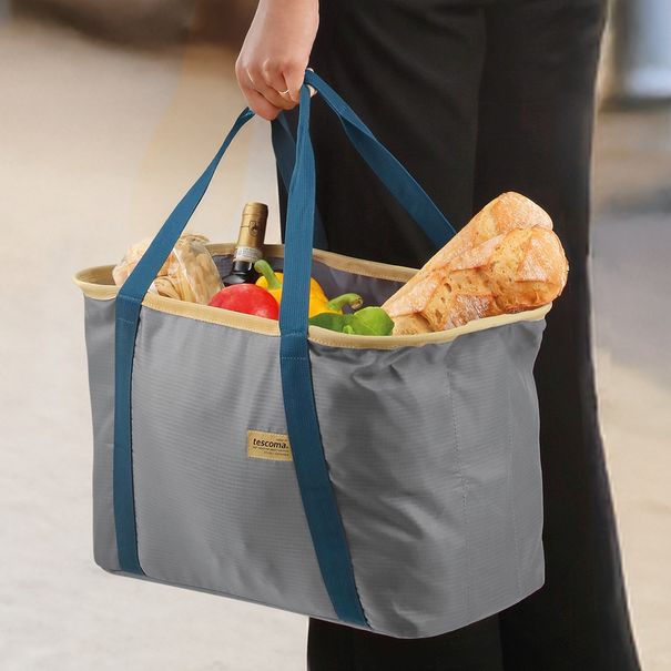 Składany koszyk na zakupy Click SHOP!, szary (zdjęcie 4)