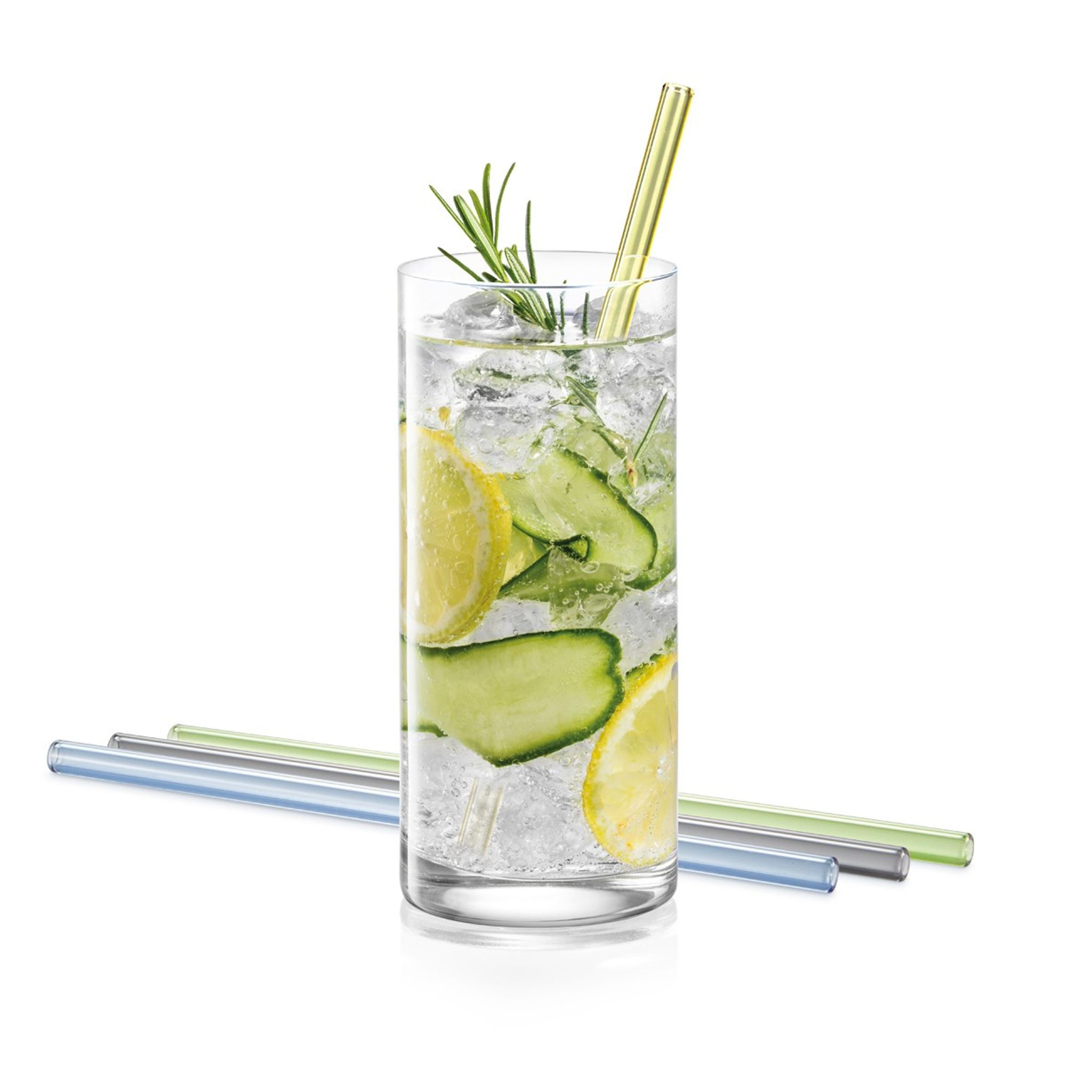 Obraz Słomki szklane myDRINK 4 szt., ze szczoteczką czyszczącą