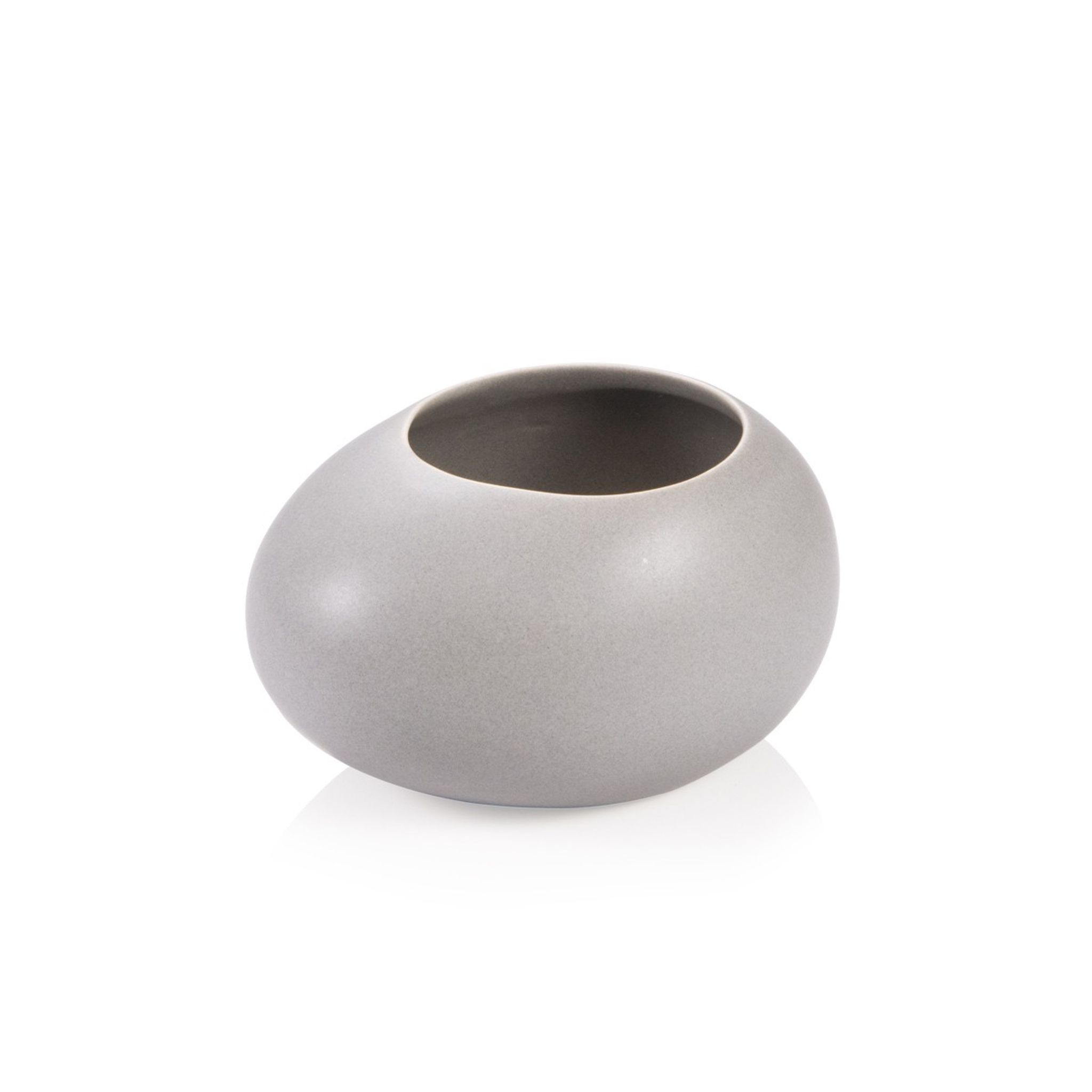 Small plant pot FANCY HOME Stones, grey