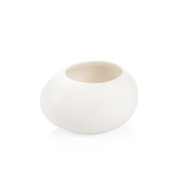 Small plant pot FANCY HOME Stones, white