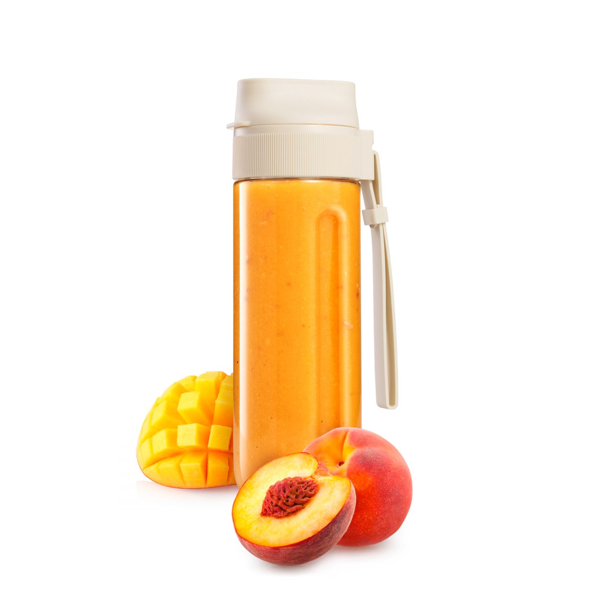 Smoothie-Flasche PRESIDENT 0,6 l, cremefarbig
