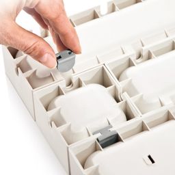 Spare connectors and feet FlexiSPACE, 8+8 pcs