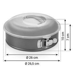 Springform tart pan DELÍCIA ø 26 cm, with lid