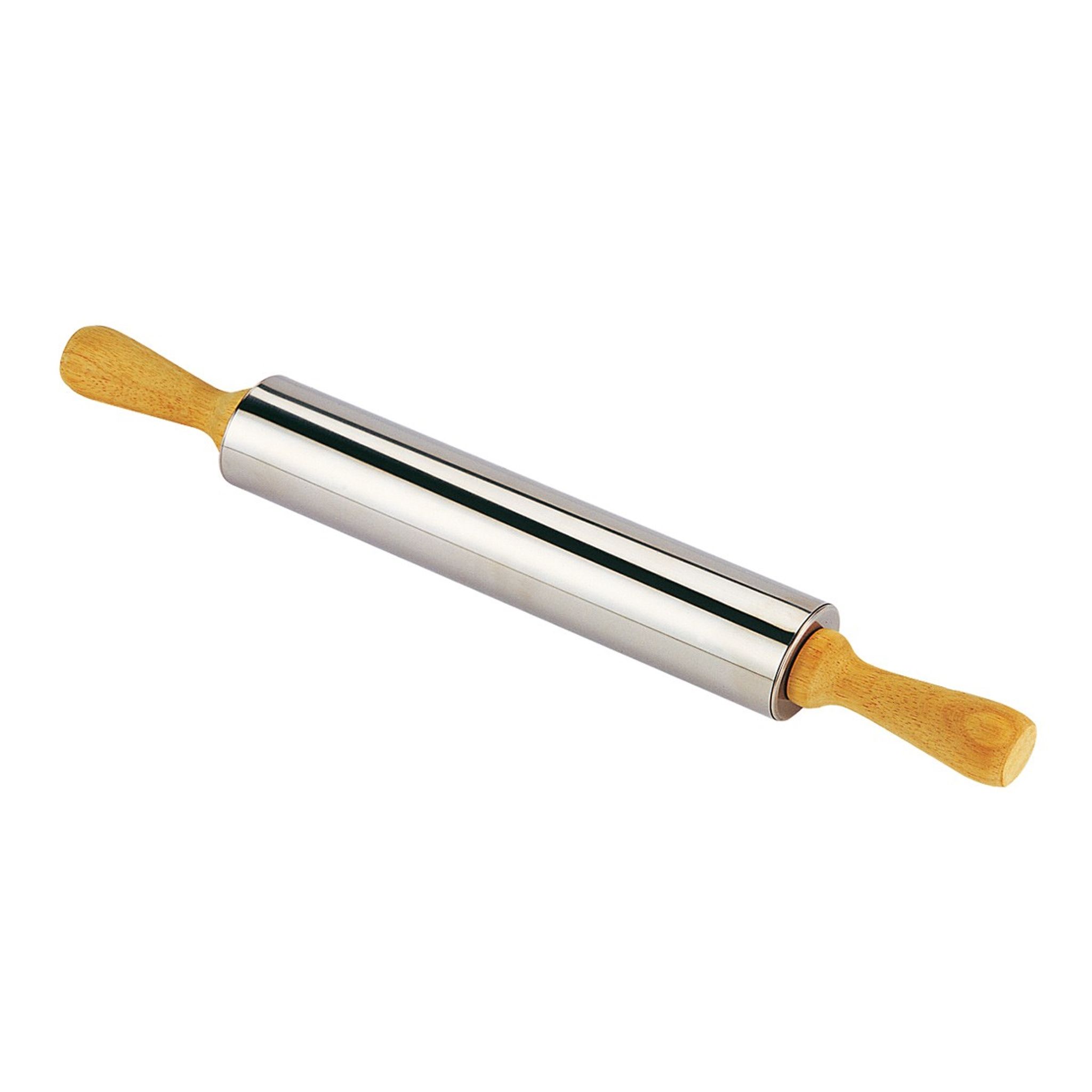 Stainless steel rolling pin DELÍCIA, 25 cm, ø5 cm