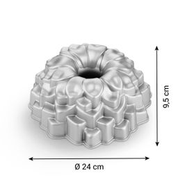 Stampo ciambella alto DELÍCIA ø 24 cm, peonia