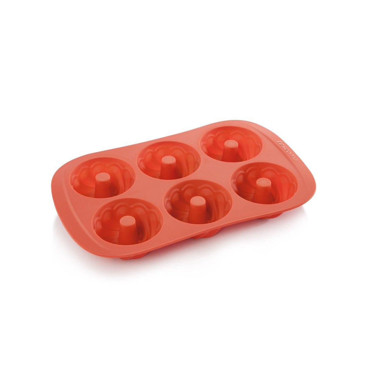 Stampo Per 6 Muffin DELÍCIA In Silicone | Resistente Da -40°C A +230°C | Antiaderente Per Forno, Microonde E Congelatore
