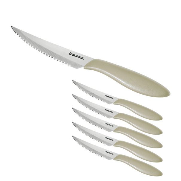 Steakmesser PRESTO 12 cm, 6 St., beige