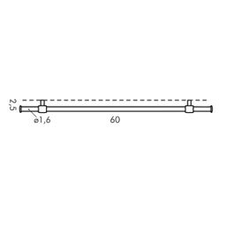 Suspension bar MONTI, 60 cm