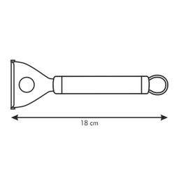 Swivel peeler, lateral blade PRESIDENT