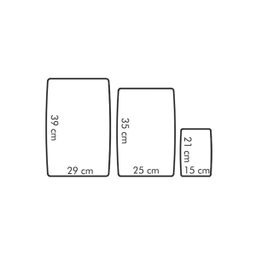 Tablas de cortar flexibles PRESTO, jgo de 3