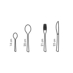 Table cutlery TOSCANA, set of 24