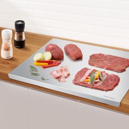 Imagem de Tábua de cozinha em aço inoxidável GrandCHEF 55 x 45 cm