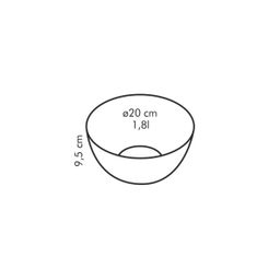 Imagem de Taça de vidro GIRO ø 20 cm