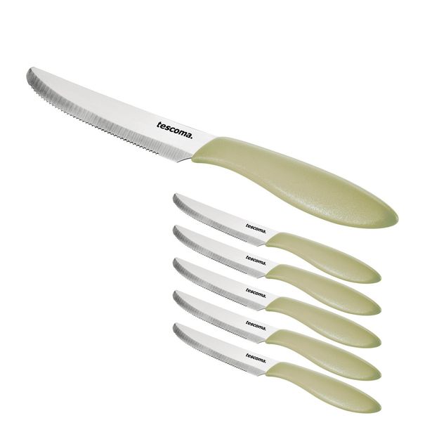Tafelmesser PRESTO 12 cm, 6 St., beige