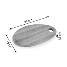 Immagine di Tagliere a servire ovale FEELWOOD 27 x 18 cm