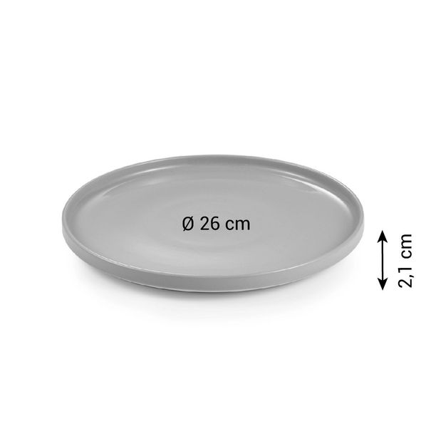 Talerz TAVERNE ø 26 cm, mocca (zdjęcie 4)