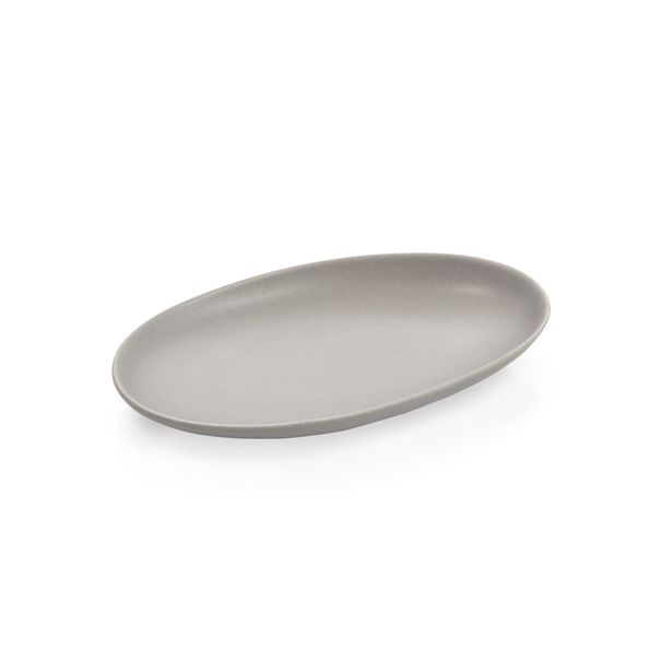 Levně Talíř servírovací FANCY HOME Stones 17 cm, šedý