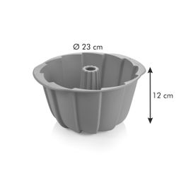 Tall bundt pan DELÍCIA SiliconPRIME ø 23 cm, wedges