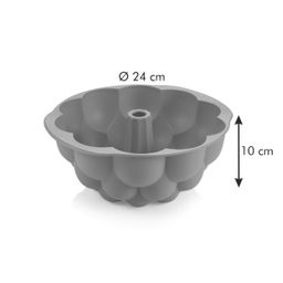 Image of Tall bundt pan DELÍCIA SiliconPRIME ø 24 cm, raspberry