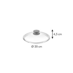Tapa de vidrio UNICOVER ø 20 cm