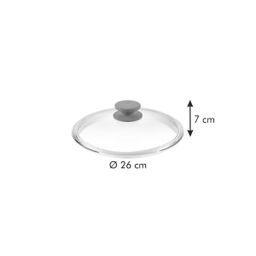 Tapa de vidrio UNICOVER ø 26 cm