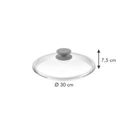 Tapa de vidrio UNICOVER ø 30 cm
