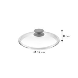 Tapa de vidrio UNICOVER ø 32 cm