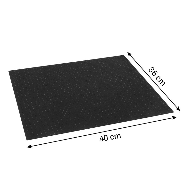 Tappetino Protezione Barbecue Nicoman 120x80 Cm – Ignifugo, Anticalore, Per Terrazzo E Prato, PVC Riciclabile, Grigio Scuro