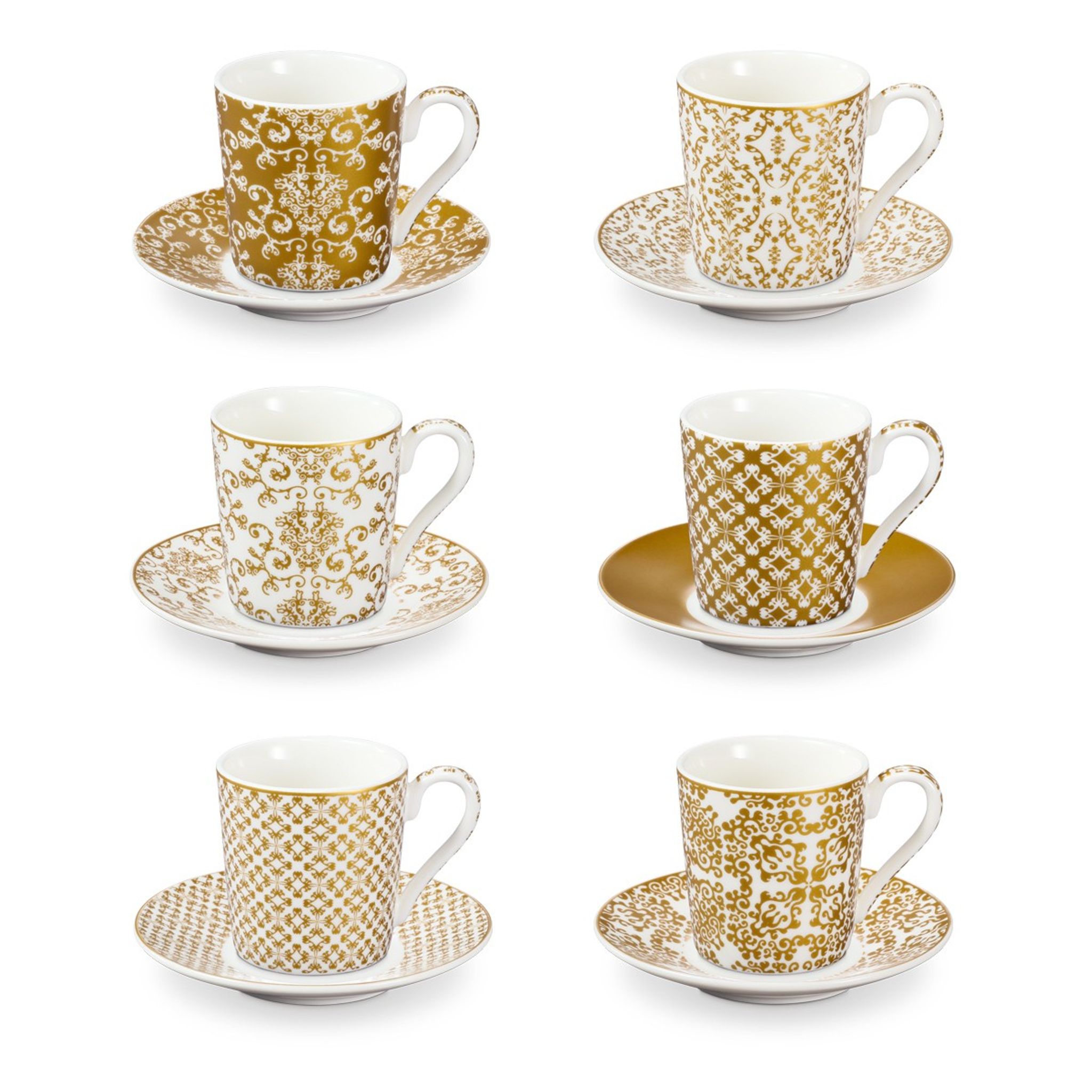 Taza de café con plato myCOFFEE, 6 pzs, Empire