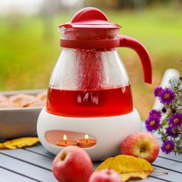 Tea maker MONTE CARLO 1.5 l, with infuser, red