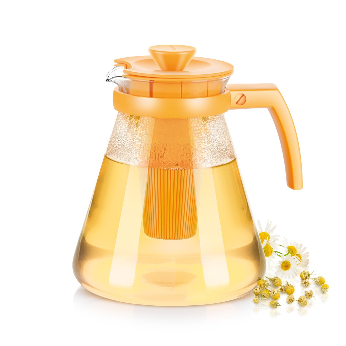 Teekanne TEO TONE 1.7 l. mit Sieb, gelb