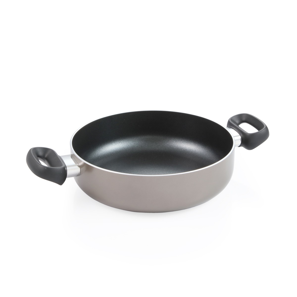 Tegame in alluminio antiaderente - 2 maniglie inox - Serie Shark Skin
