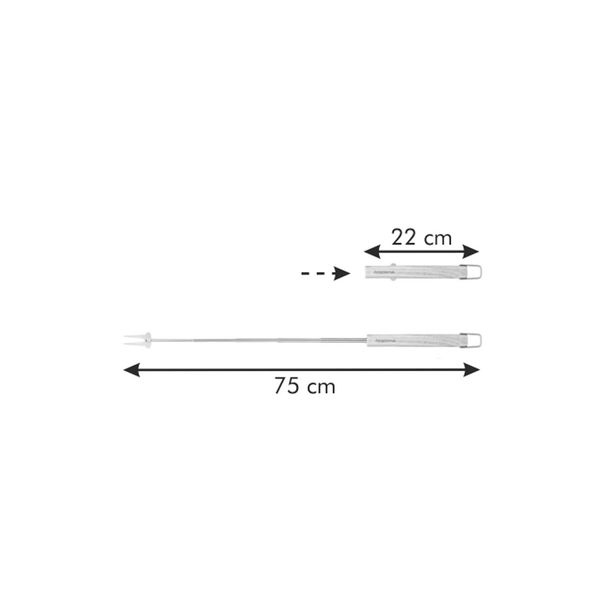 Teleskopická vidlička PRIVILEGE 75 cm (obrázek 3)