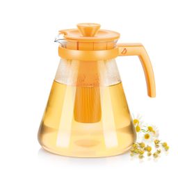 TEO TONE teáskanna, áztatószűrővel, 1,7 l, sárga