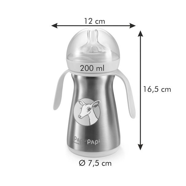 Termo láhev PAPU PAPI 200 ml, růžová (obrázek 3)