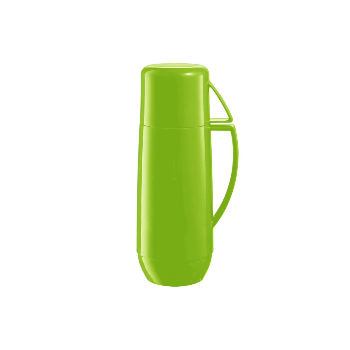 Isolierflasche mit Tasse FAMILY COLORI 0,3 l, grün