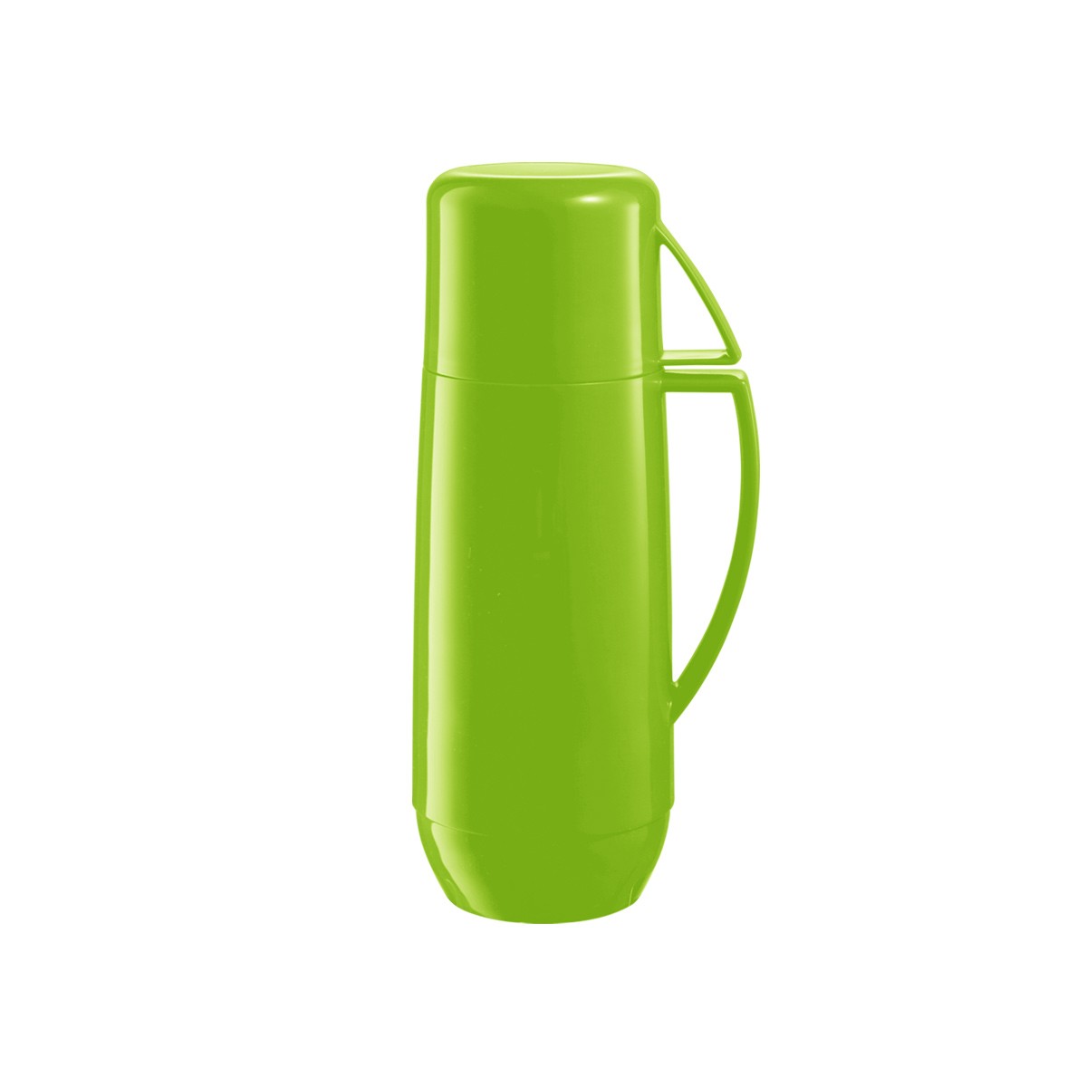 Isolierflasche mit Tasse FAMILY COLORI 0,5 l, grün