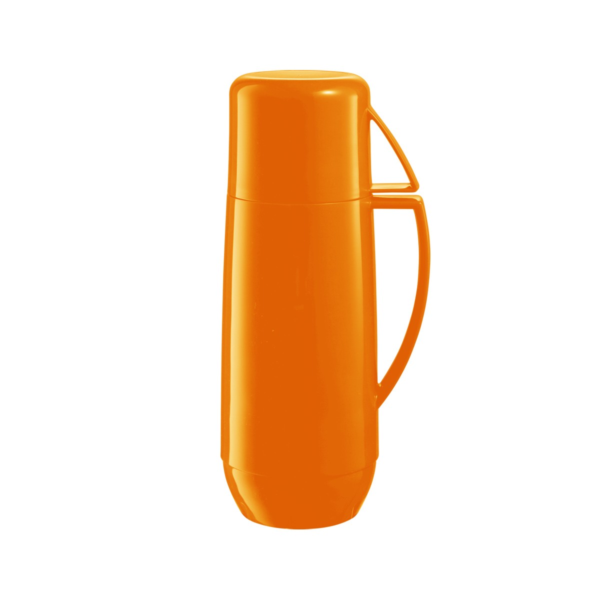Isolierflasche mit Tasse FAMILY COLORI 0,75 l, orange